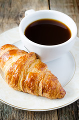 croissants and coffee