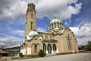 Fototapeta na wymiar Cathedral of the Birth of the Theotokos in Veliko Tarnovo
