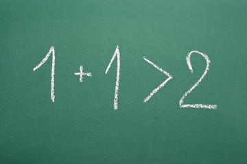 Synergistic calculation: 1+1>2