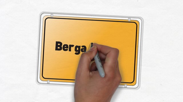 Berga Elster Ortseingangsschild Ortsschild Ortseingang Stadt