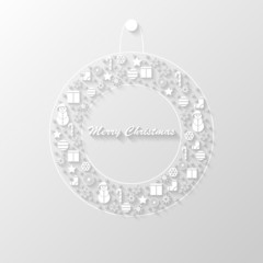 Merry Christmas postcard