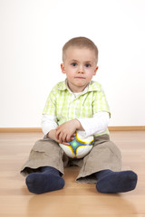 Single child without a playmate