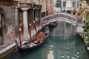Fototapeta na wymiar Venice channel