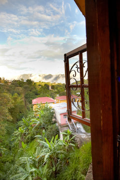 High angle view of houses, Jamaica