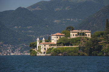 Fototapeta premium ville del lago di como