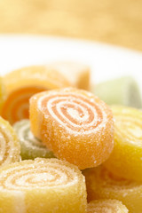 Marmalade in sugar