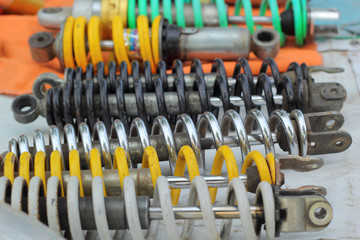 shock absorber car background texture