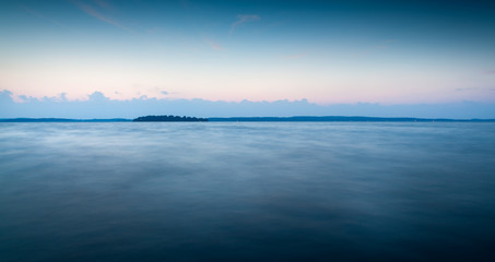 Bay at sunset, Georgian Bay, Tobermory, Ontario, Canada