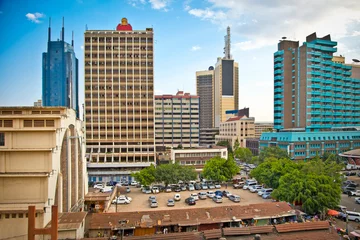 Poster Nairobi, de hoofdstad van Kenia © Aleksandar Todorovic