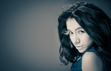 stylish woman portrait