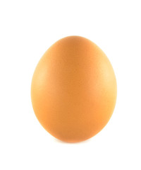 Egg isolated on white background
