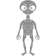Kleiner Grauer Grey Alien