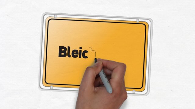 Bleicherode Ortseingangsschild Ortseingang Stadt