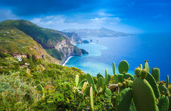 Fototapeta Lipari island, Italy