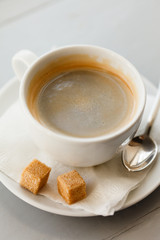 coffee with sugar