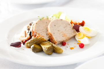 meat with vegetables