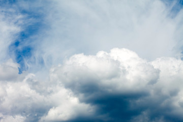 clouds on blue sky