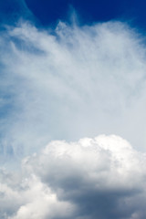 clouds on blue sky