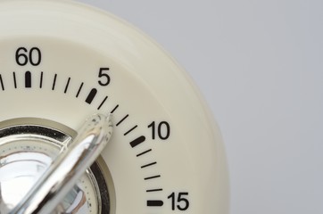 Close up of kitchen timer