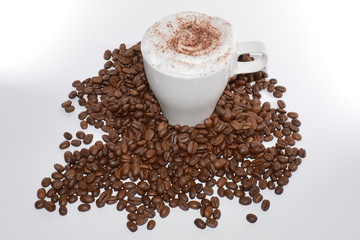 Kaffe mit Arabica Bohnen