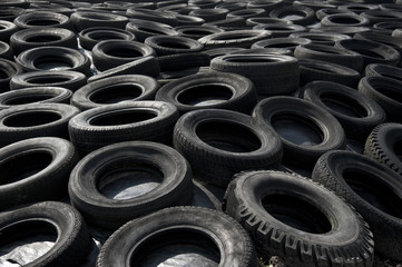 Obraz premium plastic tires