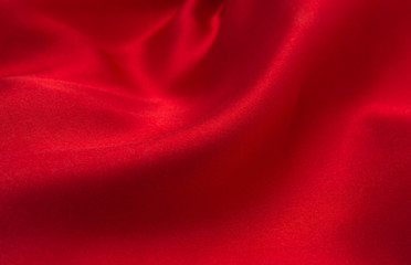 Naklejka na ściany i meble red satin or silk fabric
