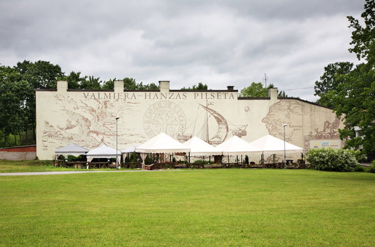 Mural in Valmiera. Latvia