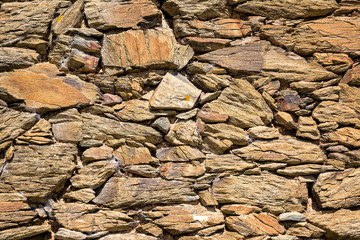 Pattern of Old Stone Wall Surface