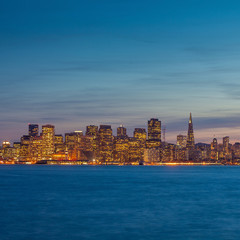 Obraz premium San Francisco taken from Treasure Island.