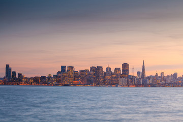 Obraz premium San Francisco taken from Treasure Island.
