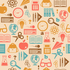 Education seamless wallpaper