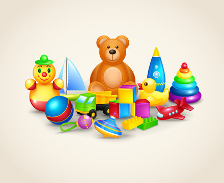 Kids toys composition
