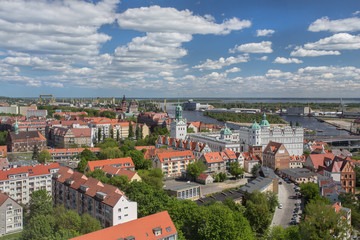 Fototapeta na wymiar Szczecin - Panorama miasta