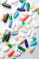 Assorted pills