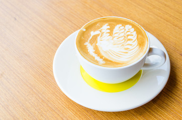 Latte coffee