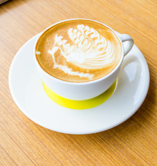 Latte coffee