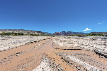 Rio Grande river in Jujuy, Argentina.