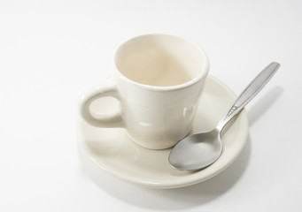 empty coffee cup