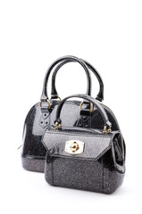Handbag isolated white background