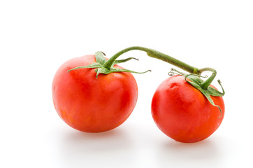 Tomato isolated on white