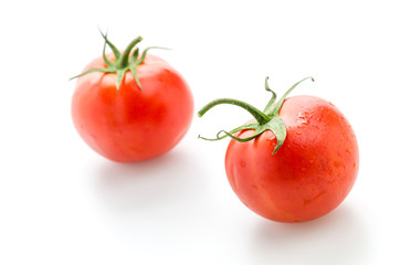 Tomato isolated on white