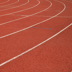 running track curve