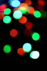 Festive background of lights