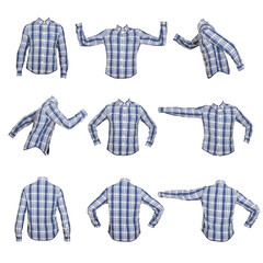 collage of men's shirts