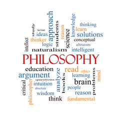 Philosophy Word Cloud Concept