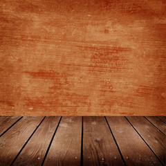 room with grunge cement wall