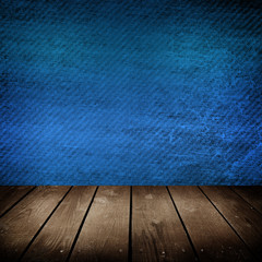 room with color wall