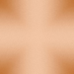 Metal background or texture of brushed copper plate
