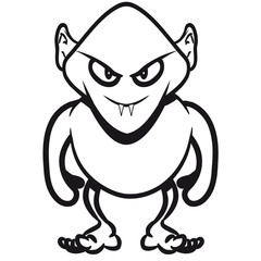Monster böse witzig Vampir Halloween