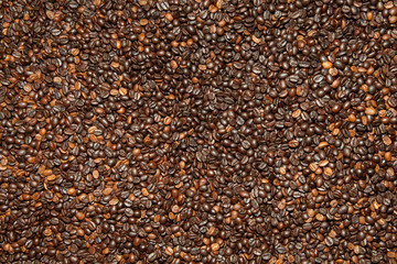 Coffee beans background